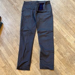 J Crew - Navy Flannel Lined Khaki Pants - Size 36x36